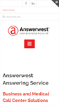 Mobile Screenshot of answerwest.com